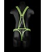 Ouch! Glow in the Dark Ouch! Bodybondage Verstelbaar Glow In The Dark Harnas Met Fluorescent Groen