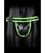 Ouch! Glow in the Dark Leuchtender Jockstrap mit Schnalle – Bondage-Look für aufregende Nächte