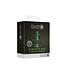 Ouch! Glow in the Dark Glazen Anaal Plug 8 cm Met Glow in the Dark Fluorescentie | Ouch! by Shots