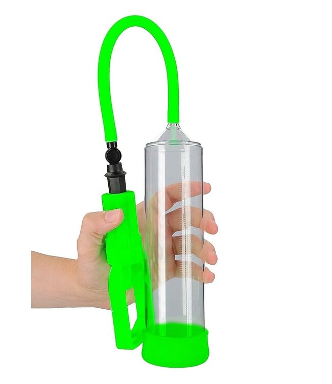 Ouch! Glow in the Dark Ouch! Glow Trigger Penispomp Voor Beginners Met Ergonomisch Design