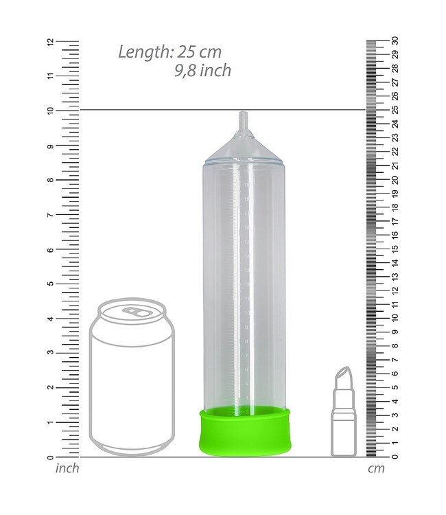 Ouch! Glow in the Dark Ouch! Glow in the Dark Penispomp voor Beginners Met Fluorescerende Details
