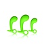 Ouch! Glow in the Dark Set Van 3 Ouch! Glow in the Dark Silicone Buttplugs 10,5-14 cm