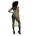 Ouch! Glow in the Dark UV-aktive Neon-Lingerie: Crop-Top & langer Rock in strahlendem Neongrün