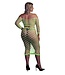 Ouch! Glow in the Dark Neon Green Off-Shoulder Crop Top & Long Skirt Set - Ouch! By Shots