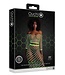 Ouch! Glow in the Dark Neon Green Off-Shoulder Crop Top & Long Skirt Set - Ouch! By Shots