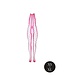 Ouch! Glow in the Dark Neon Pink Halter Neck Bodystocking – Stretchy & UV-Activated Lingerie