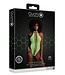 Ouch! Glow in the Dark UV-Active Neon Green High-Cut Bodysuit | Ouch! By Shots