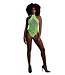 Ouch! Glow in the Dark Neon Groen UV-Actieve Body Met Halternek Voor Feest en Lingerie