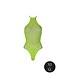 Ouch! Glow in the Dark Neon-Lingerie Neckholder in Grün – Auffällig & UV-Aktiv für Partys!