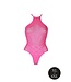 Ouch! Glow in the Dark Neonrosa Neckholder Lingerie | Plus Size XS-XXXL für Komfort und Stil
