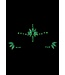 Ouch! Glow in the Dark Glow-In-The-Dark Gezichtstickers Voor Lichaamssieraden Met Stralende Bling