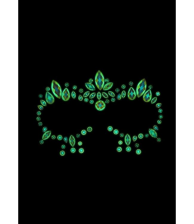 Ouch! Glow in the Dark Radiant Bling Stickers for Face & Body - Instant Glamour & Glow