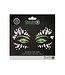 Ouch! Glow in the Dark Glow Bling Gezicht En Lichaamsstickers Met Lichtgevende Juweeleffecten