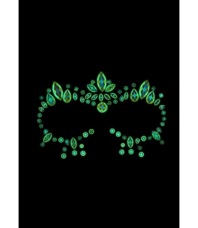 Ouch! Glow in the Dark Lichtgevende Bling Stickers Voor Gezicht En Lichaam | Stralende Body Jewelry