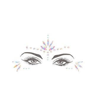 Ouch! Glow in the Dark Glamouröse Leuchtende Gesichtssticker – Funkelnde Akzente für jeden Look