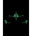Ouch! Glow in the Dark GlowFace Lichaamsdecoratie Stickers Lichtgevend Voor Gezicht & Lichaam