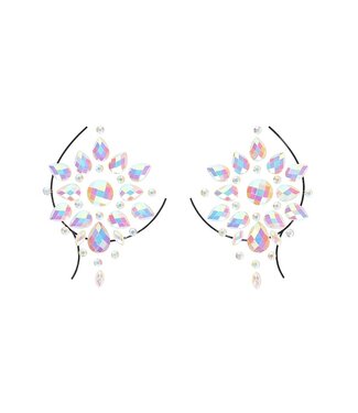 Ouch! Glow in the Dark Glamouröse Körperschmuck-Sticker Nippel | Glitzer & Glow im Dunkeln