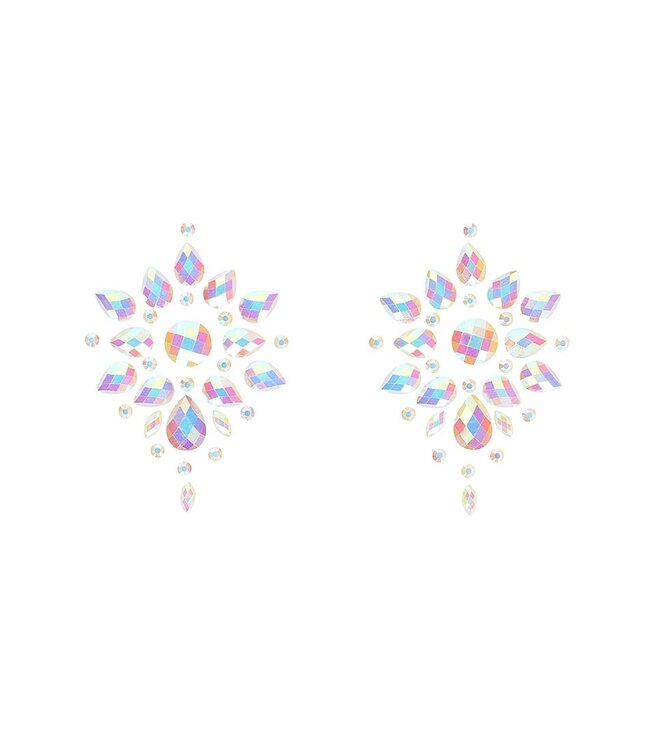 Ouch! Glow in the Dark Glow-in-the-Dark Tepelstickers Met Glitter Voor Lichaamsdecoratie