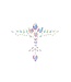 Ouch! Glow in the Dark Luminous Glitter Body Jewelry Stickers for Instant Glamour