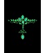 Ouch! Glow in the Dark Luminous Glitter Body Jewelry Stickers for Instant Glamour