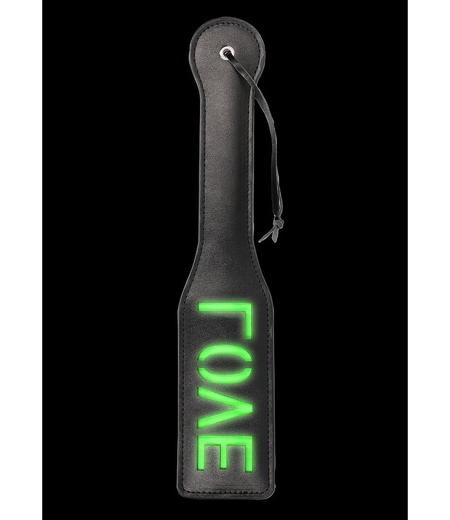 Ouch! Glow in the Dark Bondage Paddle Groen Glow In The Dark – Ouch! Illuminate Edition