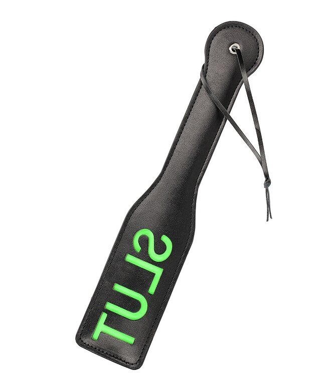 Ouch! Glow in the Dark Ouch! Glow In The Dark Bondage Peddel Met Fluorescerend Groen Ontwerp