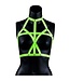 Ouch! Glow in the Dark Ouch! Fluoreszierender Glow In The Dark Bondage-Harnisch L/XL