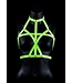 Ouch! Glow in the Dark Ouch! Fluoreszierender Glow In The Dark Bondage-Harnisch L/XL