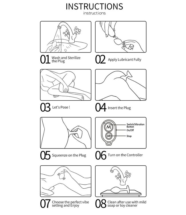 Luxurious Medium Vibrating Steel Butt Plug for Ultimate Anal Pleasure
