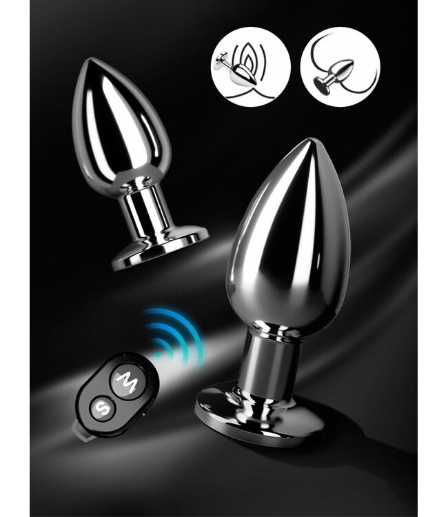Vibrierender Stahl-Buttplug Small – Luxuriöses Vergnügen leicht gemacht