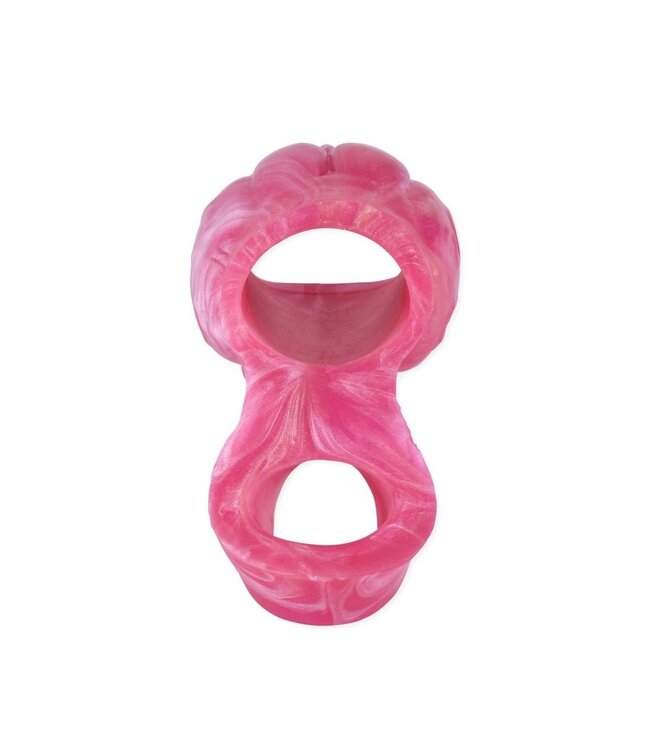 Kiotos Monstar Kiotos Monstar Siliconen Penis Sleeve Met Ballstretcher Opening XXL Girth