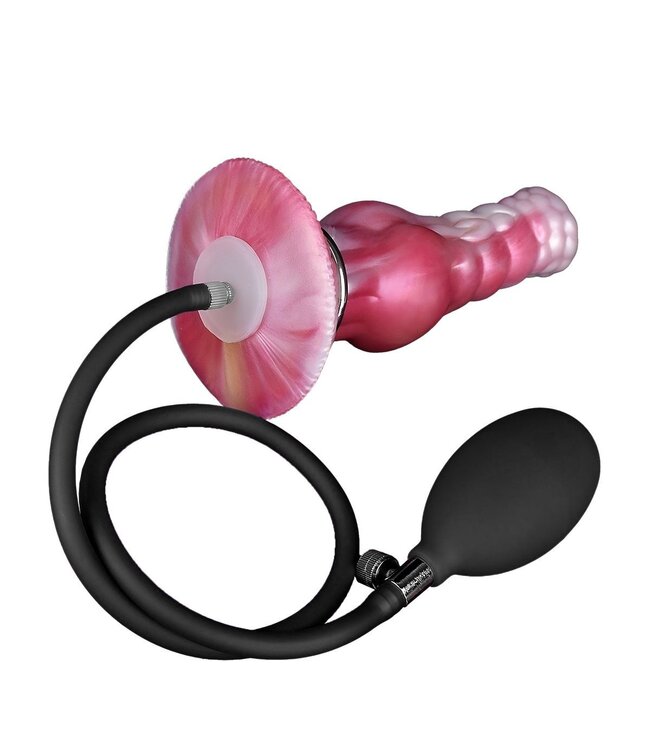 Kiotos Monstar Kiotos Inflatable Adjustable Diameter Dildo 18 cm Medisch Siliconen