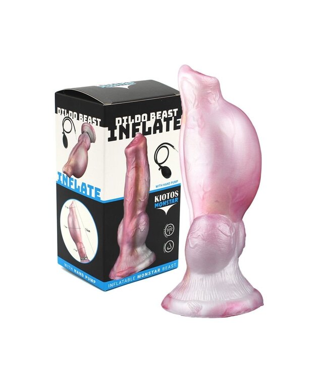 Kiotos Monstar Kiotos Monstar Special – Aufblasbarer Dildo 19,5 cm in leuchtenden Farben