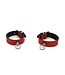 Elegante Mini Lederhandschellen mit O-Ring – Verstellbar für BDSM-Spiele