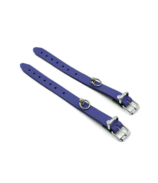 Elegante Zelle Leder-Handschellen Mini O-Ring – Verstellbar & Vielseitig