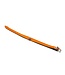 Leren Mini O-Ring Collar Oranje 49 cm Hoogwaardig BDSM Accessoire
