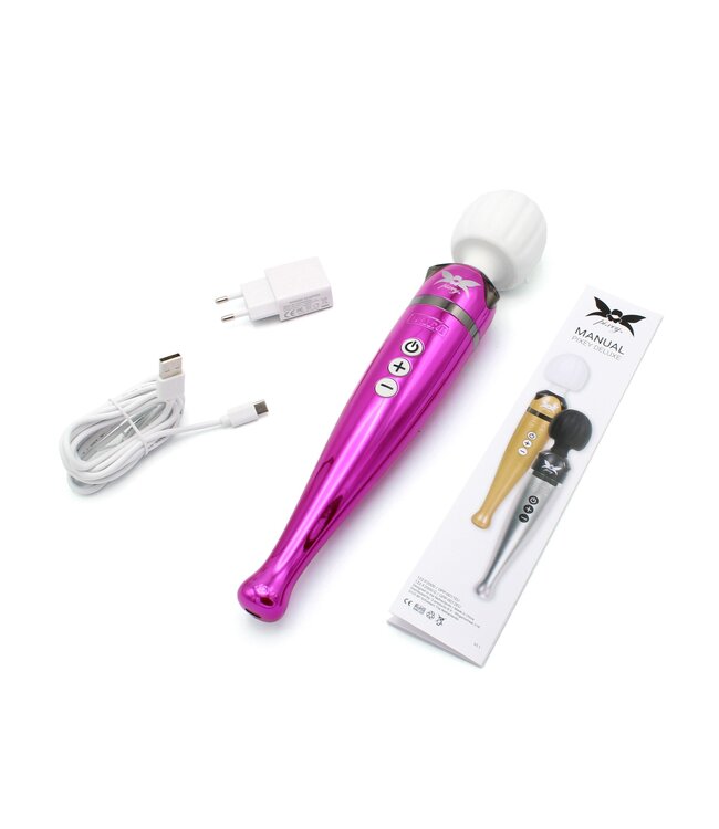Pixey Pixey Pro Roze USB-C Oplaadbare Wand Vibrator Met 5 Trilsnelheden