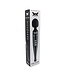 Pixey Pixey Deluxe Rechargeable Wand Vibrator - 5 Speeds, Black Chrome