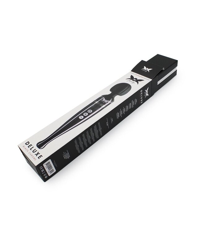 Pixey Pixey Deluxe Stabvibrator – Stark, wiederaufladbar & elegant in Schwarz Chrom