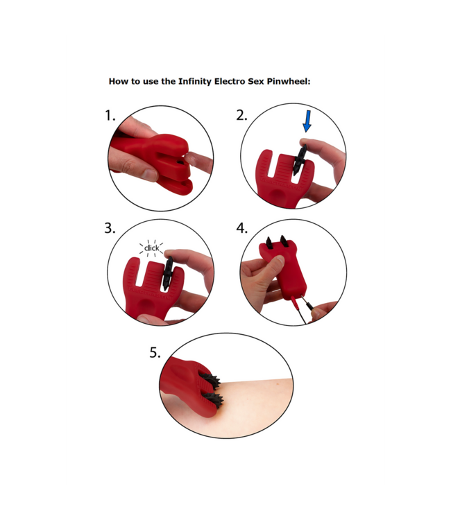 ElectraStim ElectraStim Silicone Electro Pinwheel Voor Sensorische Stimulatie