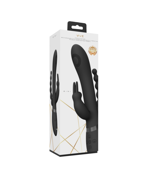 Vive Vive Triple Motor Stimulator Met Climax Knop – Stil, Waterdicht & Krachtig