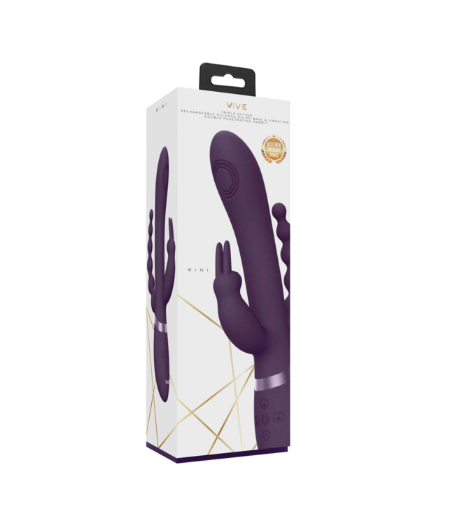 Vive Vive Trio NG F1 Vibrator Paars Met 3 Motoren En 1000+ Functies