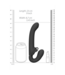 Vive Satu Strapless Strapon Black - Dual Vibe & Pulse Wave Pleasure Experience