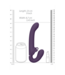 Vive Pulse-Wave Strapless Strap-On Met 3 F1 Motoren Paars – Vibratie & G-Spot Stimulatie