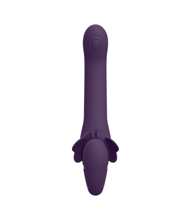 Vive Satu Strapless Strap-On: Dual Pleasure with Vibration & Pulse-Wave Motion