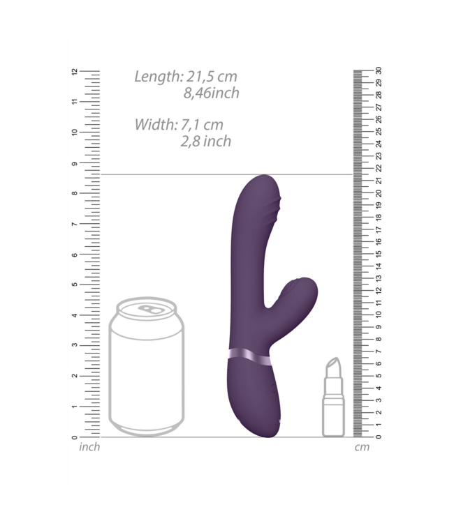 Vive TANI Fingervibrator Lila | Drei starke Motoren für intensives Vergnügen