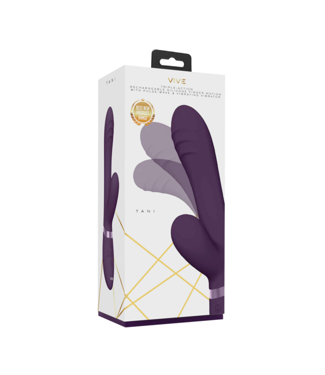 Vive TANI Fingervibrator Lila | Drei starke Motoren für intensives Vergnügen