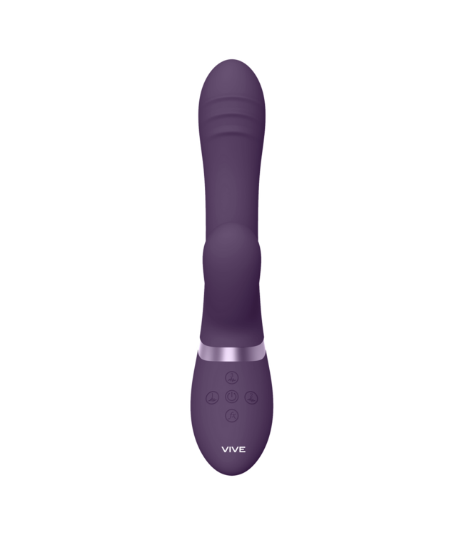 Vive Vive Pulsgolf Vinger Vibrator Paars Met 3 Motoren En 30 Trilmodes