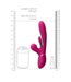 Vive Kura G-Spot Vibrator – Thrusting & Pulsing Pleasure with 1000+ Settings