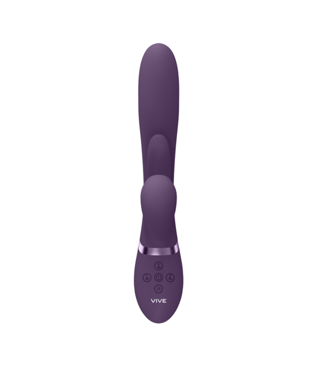 Vive Vive Tri-Action G-Spot Vibrator Paars – Stotend, Flapperend & Pulse